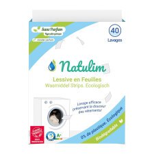 Lessive écologique en feuilles Natulim nature - Boîte de 40 feuilles