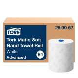 Rouleau d'essuie-mains Tork Matic H1 Advanced double épaisseur 150 m - Colis de 6