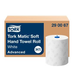 Rollos de toallas de mano Tork Matic H1 Advanced de doble capa 150 m - Paquete de 6