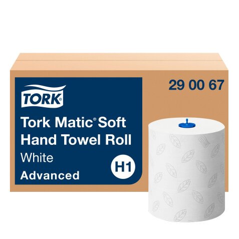 Rouleau d'essuie-mains Tork Matic H1 Advanced double épaisseur 150 m - Colis de 6