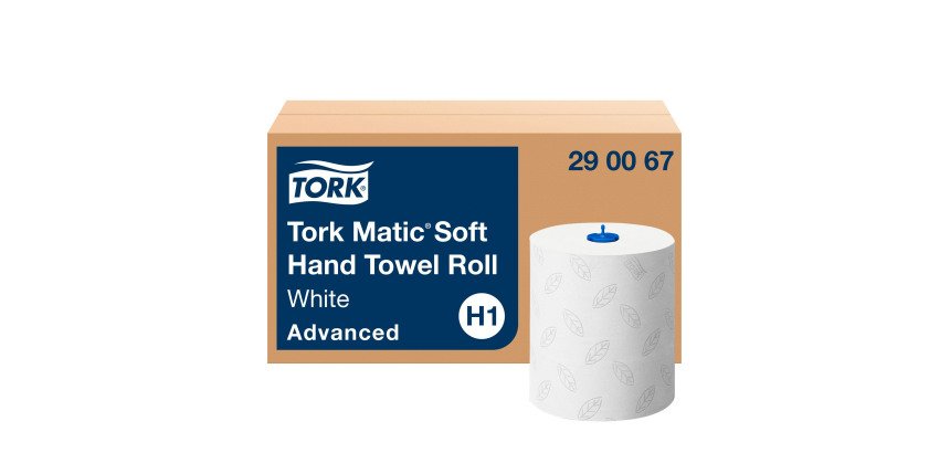 Rouleau d'essuie-mains Tork Matic H1 Advanced double épaisseur 150 m - Colis de 6