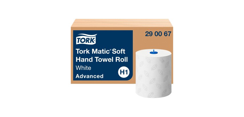 Rouleau d'essuie-mains Tork Matic H1 Advanced double épaisseur 150 m - Colis de 6