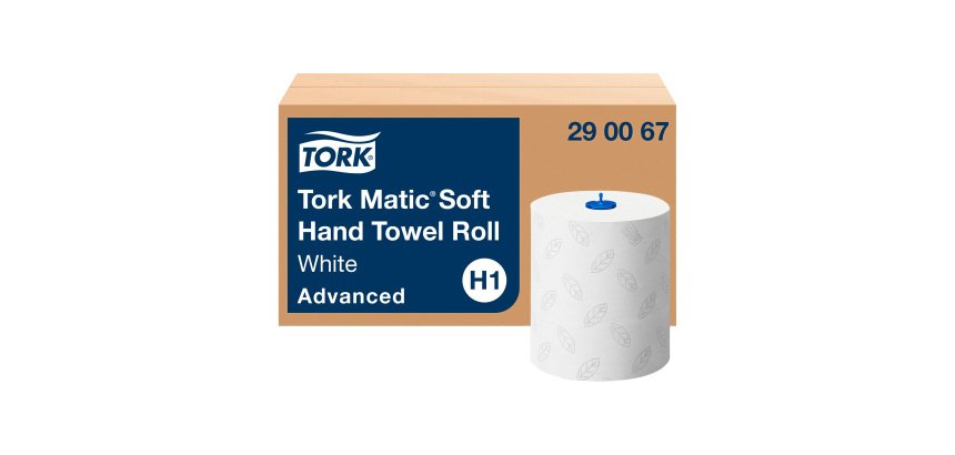 Rouleau d'essuie-mains Tork Matic H1 Advanced double épaisseur 150 m - Colis de 6