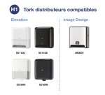 Afdroogrol Tork Matic H1 Advanced dubbele dikte 150 m - doos van 6 stuks