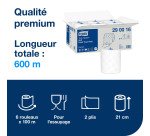 Rouleau d'essuie-mains tork Matic H1 Premium double épaisseur 100 m - Colis de 6