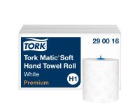 Rollo de papel secamanos Tork Matic H1 Premium de doble capa 100 m - Paquete de 6