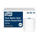 Rouleau d'essuie-mains tork Matic H1 Premium double épaisseur 100 m - Colis de 6