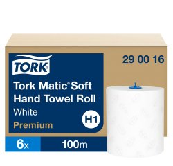 Hand towel roll Tork Matic H1 Premium double-layer  100 m - Pack of 6