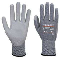 Guanti antitaglio B Portwest A635 in poliuretano grigio, 1 paio