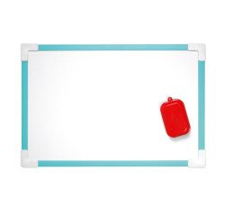 White magnetic slate with Wonday brush 20 x 30 cm