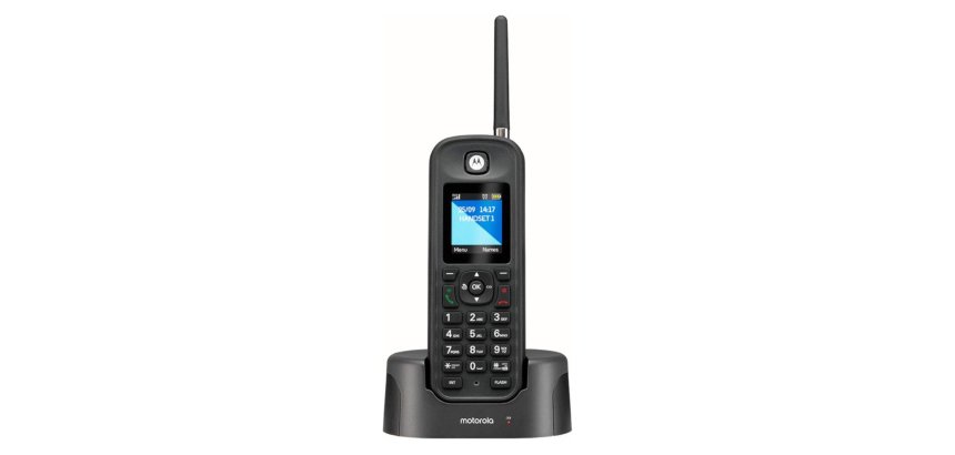 Téléphone sans fil Motorola O201 longue portée noir