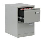 Classificatore per cartelle sospese 2 cassetti cassetti grigio