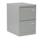 Classificatore per cartelle sospese 2 cassetti cassetti grigio
