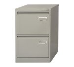 Classificatore per cartelle sospese 2 cassetti cassetti grigio