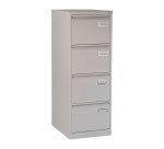 Classificatore per cartelle sospese 4 cassetti grigio 470 x 622 x 1.321 mm