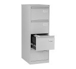 Classificatore per cartelle sospese 4 cassetti grigio 470 x 622 x 1.321 mm