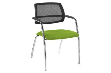 Chaise de réunion dossier maille Constance