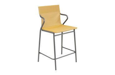 Halfhoge zetel Horizon Middle Lafuma - met grijs onderstel