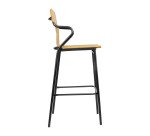 Hoge fauteuil Horizon Lafuma - zwarte voet