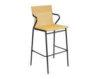 Fauteuil haut Horizon Lafuma - toile batyline - pied acier noir