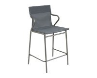 Halfhigh chair Horizon Middle Lafuma - with grey undercarriage
