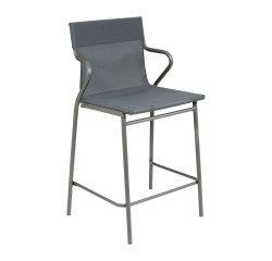 Halfhoge zetel Horizon Middle Lafuma - met grijs onderstel