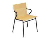 Office chair Horizon Lafuma saffron yellow  - black undercarriage