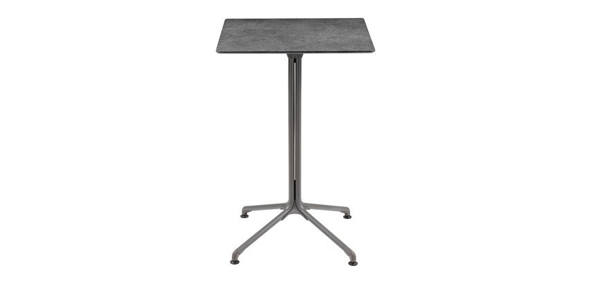 Outdoor table medium height HORIZON MIDDLE - Lafuma H 89 x W 69 x D 69
