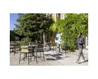 Halfhoge zetel Horizon Middle Lafuma - zwart onderstel