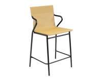 Fauteuil mi-haut Horizon Middle Lafuma - toile batyline - pied acier noir