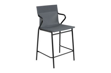 Halfhigh chair Horizon Middle Lafuma - black undercarriage