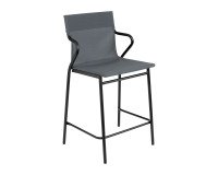 Halfhigh chair Horizon Middle Lafuma - black undercarriage