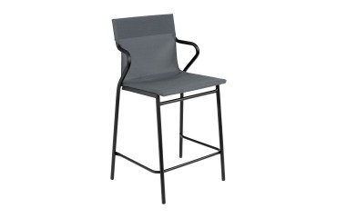 Halfhoge zetel Horizon Middle Lafuma - zwart onderstel