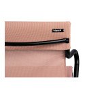 Fauteuil mi-haut Horizon Middle Lafuma - toile batyline - pied acier noir