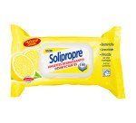 Lingettes dégraissantes désinfectantes Solipropre Citron - Paquet de 100