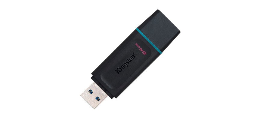 Kingston clé USB DataTraveler Exodia 64 Go Usb 3.0 (Usb-A) Noir