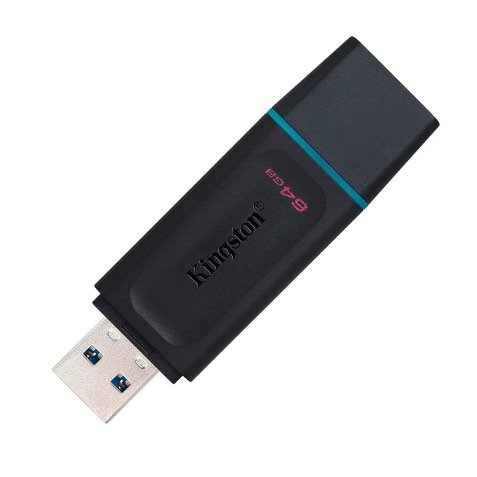 Kingston clé USB DataTraveler Exodia 64 Go Usb 3.0 (Usb-A) Noir