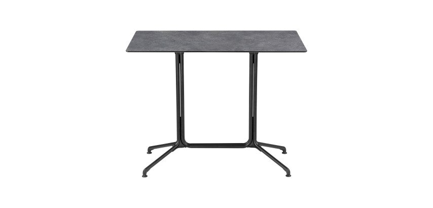 Outdoor table medium height HORIZON MIDDLE - Lafuma H 89 x W 115 x D 69