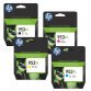 Pack cartouches HP 953XL noir + 3 couleurs pour imprimante jet d'encre