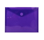 Mini pochettes de rangement à scratch A5 EXACOMPTA - Couleurs assorties - Lot de 5