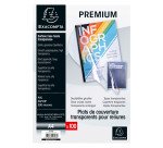 Couverture de reliure EXACOMPTA PVC 30/100 transparent incolore - Lot de 100