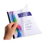 Couverture de reliure EXACOMPTA PVC 30/100 transparent incolore - Lot de 100
