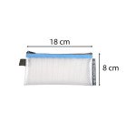 Pochettes de rangement à fermeture éclair 18 x 8 EXACOMPTA couleurs assorties