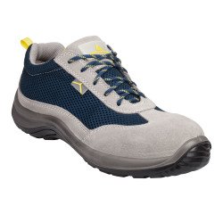 Calzado de seguridad mixto Asti Delta Plus S1P SRC, gris-azul