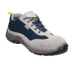Chaussures de sécurité mixtes Asti Delta Plus S1P SRC, gris-bleu