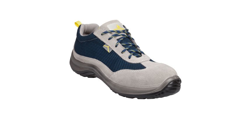 Chaussures de sécurité mixtes Asti Delta Plus S1P SRC, gris-bleu