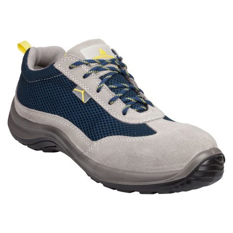 Chaussures de sécurité mixtes Asti Delta Plus S1P SRC - Gris-Bleu