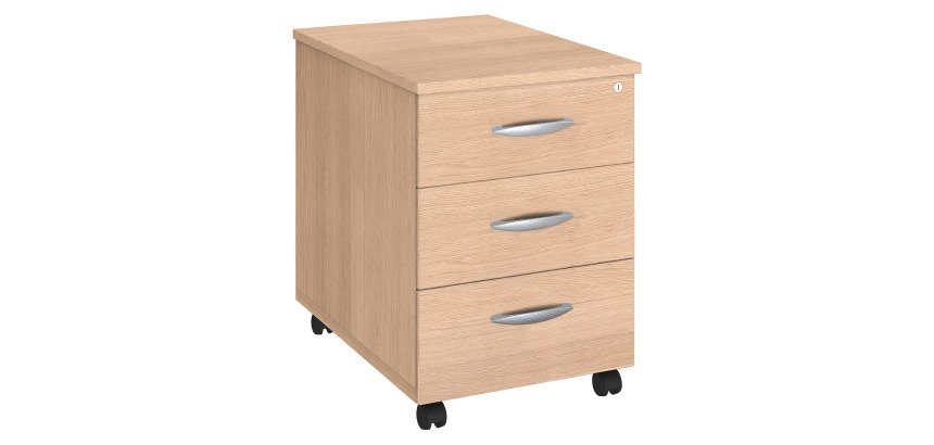 Caisson mobile bois 3 tiroirs Excellens/Arko
