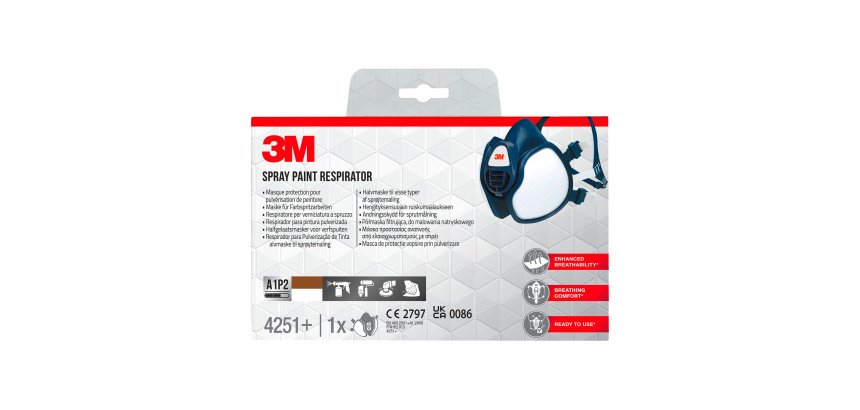 Masque réutilisable pour pulvérisation de peinture 4251+ 3M