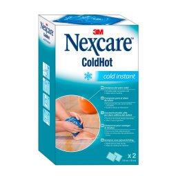 Kompres voor pijnverlichting ColdHot Cold instant Nexcare 3M - doos van 2 stuks